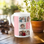 Tasse En Porcelaine 8 Photo Collage Monogramme PHOTO 6 a besoin de tra<br><div class="desc">Utilisez 8 photos carrés pour créer un cadeau unique et personnel. Ou vous pouvez garder le chiot hipster et faire un gardien branché. Si vous avez besoin d'ajuster les images,  cliquez sur l'outil personnaliser pour apporter des modifications.</div>