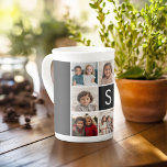 Tasse En Porcelaine 8 Photo Collage Monogramme PHOTO 6 a besoin de tra<br><div class="desc">Vous pouvez utiliser des photos Instagram pour cette conception. Utilisez 8 photos carrés pour créer un cadeau unique et personnel. Ou vous pouvez garder le chiot hipster et faire un gardien branché. Si vous avez besoin d'ajuster les images,  cliquez sur l'outil personnaliser pour apporter des modifications.</div>