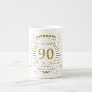 Tasse En Porcelaine 90e anniversaire Gag cadeau