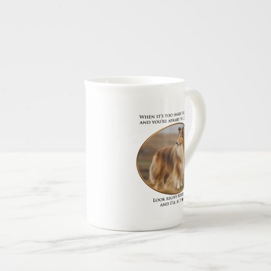Tasse En Porcelaine À Côté De Vous Collie (Devant droit)
