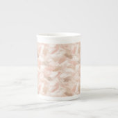 Tasse En Porcelaine Abstract Brush Stroke Pattern (Devant)