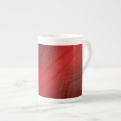 Tasse En Porcelaine Acceptation | Motif de Boho Eclectique Rouge (Devant droit)