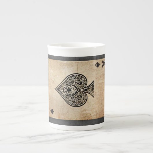 Tasse En Porcelaine Ace of spades (Devant)