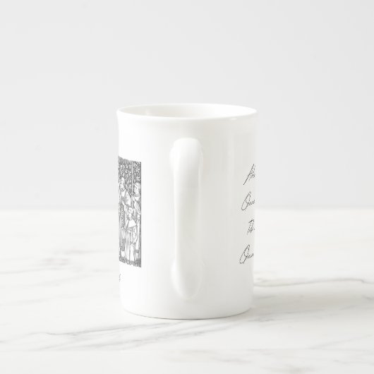 Tasse En Porcelaine Adoro te Devote (Dos)