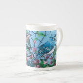 Tasse En Porcelaine Affirmation "Good Morning" art unique (Devant droit)