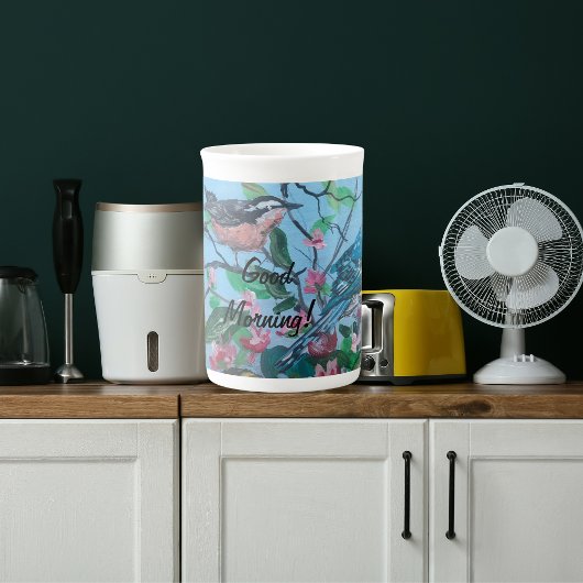 Tasse En Porcelaine Affirmation "Good Morning" art unique