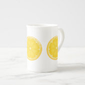 Tasse En Porcelaine Agrumes TROPICALES FRUITS D'ÉTÉ Citrons d'orange (Devant droit)