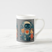 Tasse En Porcelaine AI & Robot Characters – Futuristic Design Collecti (Droite)