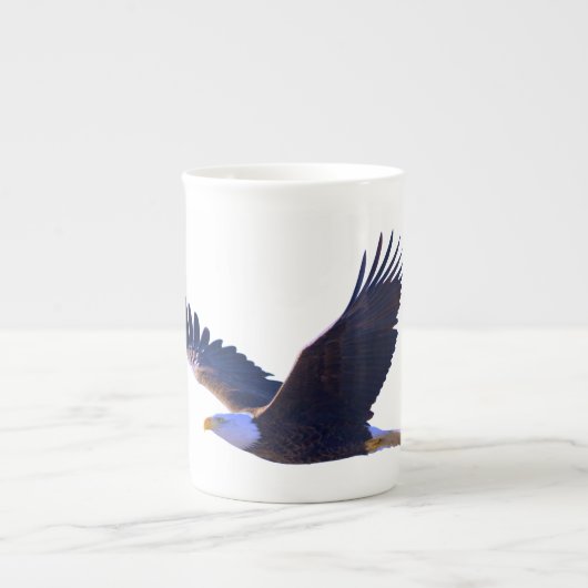 Tasse En Porcelaine Aigle volant (Devant)