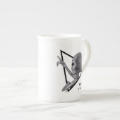 Tasse En Porcelaine Alien gris, la vérité est là (Devant droit)