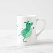 Tasse En Porcelaine Alien vert amusant ignoré (Droite)