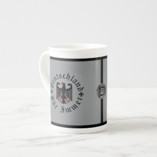 Tasse En Porcelaine Allemagne/Deutschland Forever/aigle noir/croix de 