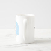 Tasse En Porcelaine American Eskimo Chien - Hiver Eskie neige Custom (Dos)