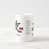 Tasse En Porcelaine Amitié 1 (Devant)