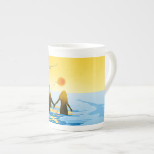 Tasse En Porcelaine Amour
