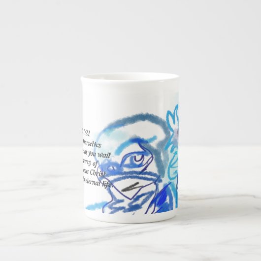 Tasse En Porcelaine amour jésus (Devant)