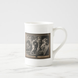 Tasse En Porcelaine Angel annonce la résurrection par Jean Roullet