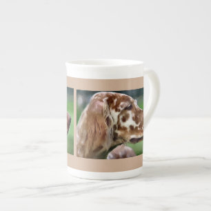 Tasse En Porcelaine Anglais Setter Art