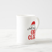 Tasse En Porcelaine Appelez-Moi Gigi Claus-56374 (Devant droit)