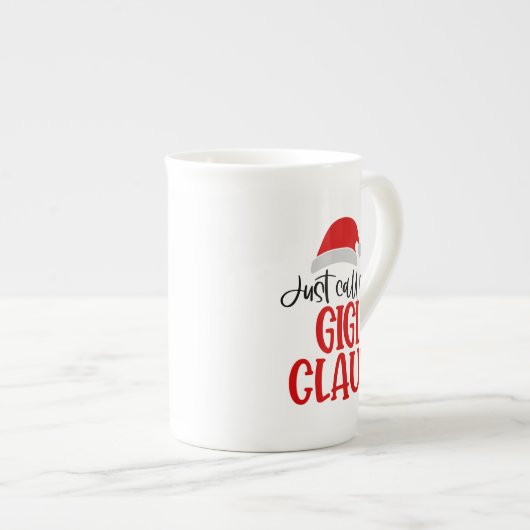 Tasse En Porcelaine Appelez-Moi Gigi Claus-56374 (Devant droit)