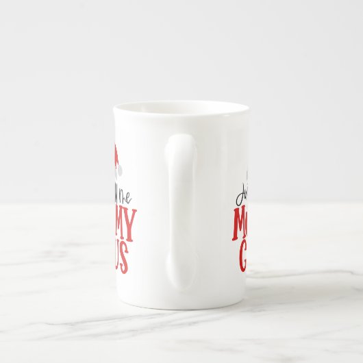 Tasse En Porcelaine Appelle-Moi Maman Claus-56876 (Dos)