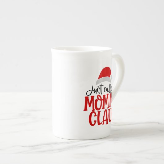 Tasse En Porcelaine Appelle-Moi Maman Claus-56876 (Devant droit)