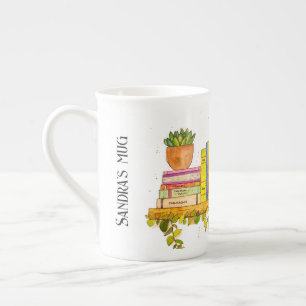 Tasse En Porcelaine Aquarelle colorée