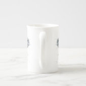 Tasse En Porcelaine Aquarelle léopard des neiges (Dos)