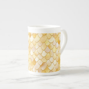 Tasse En Porcelaine Aquarelle Wonky Gold Parties scintillant métal sir