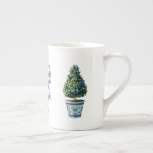 Tasse En Porcelaine Arbre de Noël de la Chinoiserie