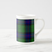 Tasse En Porcelaine Armstrong tartan bleu et vert plaid (Droite)
