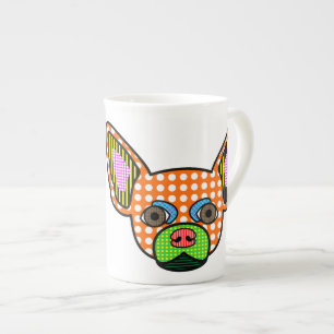 Tasse En Porcelaine Art de bruit de chiwawa