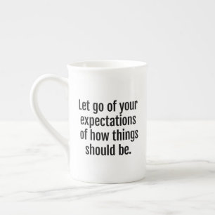 Tasse En Porcelaine Attentes Boue spécialisée