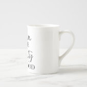 Tasse En Porcelaine Attitude du 70e anniversaire (Droite)