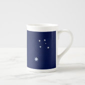 Tasse En Porcelaine Australie Design en fibre de carbone Style Chrome (Droite)