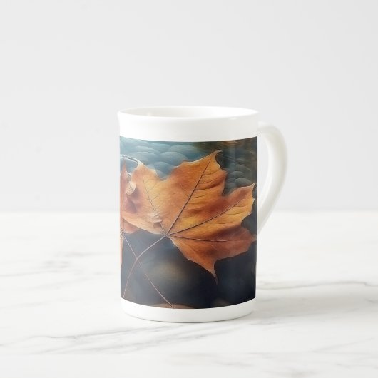 Tasse En Porcelaine Automne dans chaque sip (Devant droit)