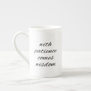 Tasse En Porcelaine Avec Boug Spécialité Patience