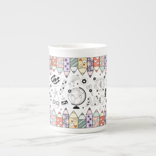 Tasse En Porcelaine Back To School (Devant)