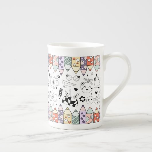 Tasse En Porcelaine Back To School (Droite)