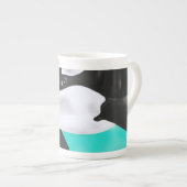 Tasse En Porcelaine Baleine mignonne d'orque (Devant droit)