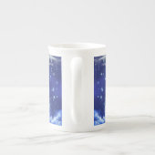 Tasse En Porcelaine Baleines tueuses en Pleine lune - Dessin d'art - B (Dos)