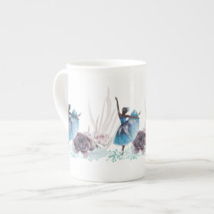 Tasse En Porcelaine Ballerinas en concert avec Rose