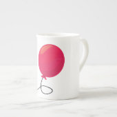 Tasse En Porcelaine Balloon rouge (Devant droit)