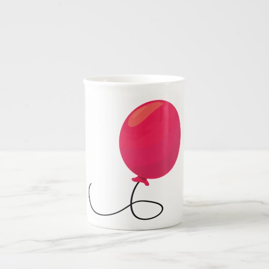 Tasse En Porcelaine Balloon rouge (Devant)