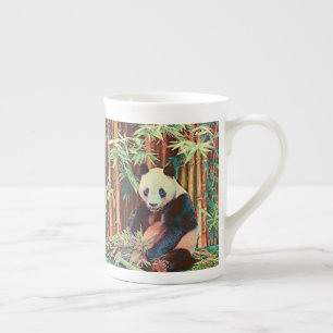 Tasse En Porcelaine Bamboo Panda