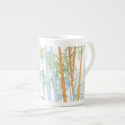 Tasse En Porcelaine Bambou 3 (Devant droit)