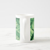 Tasse En Porcelaine Banane Feuille 2 (Dos)