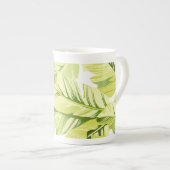 Tasse En Porcelaine Banane Feuille 4 (Devant droit)
