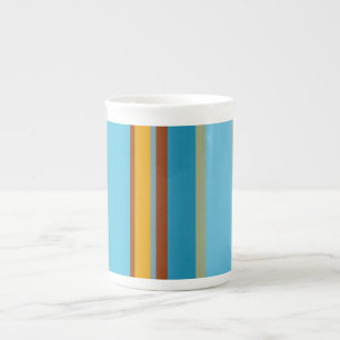 Tasse En Porcelaine Bandes sud-ouest 15