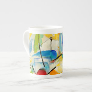Tasse En Porcelaine Bataille maritime de Kandinsky 1913
